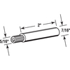 Prime-Line 2 in. Long Diecast Handle Extension 2 Pack R 7014